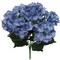 20" Hydrangea Bush - 7 Silk Flowers with Lifelike Leaves, Artificial Greenery, Perfect for Home, Office & Wedding Décor - Spring & Year-Round Accent, Floral Home by Artificial Flowers